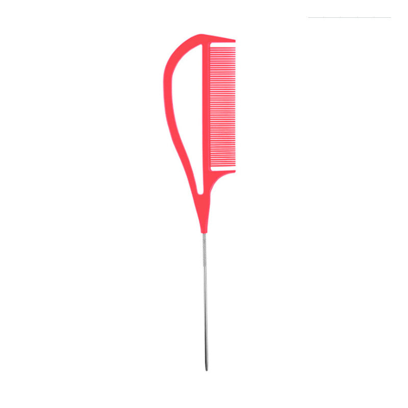 Plastic Tip-tail Comb For Hair Dyeing, Highlighting Comb, Styling Comb