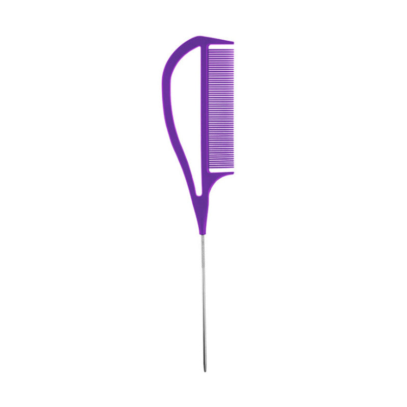 Plastic Tip-tail Comb For Hair Dyeing, Highlighting Comb, Styling Comb