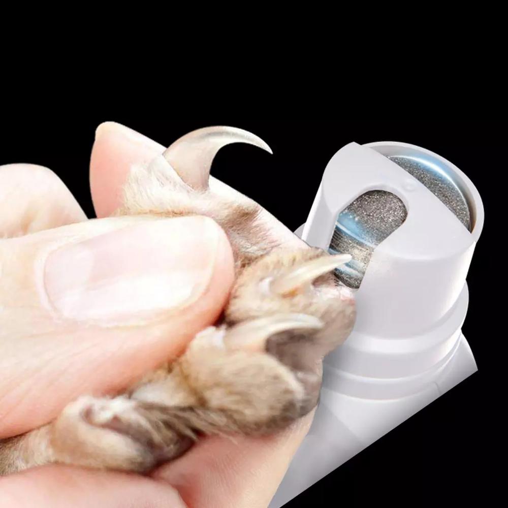 JRSE Electric Nail Polisher Pet Nail Clippers Artifact Cat