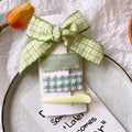 Cute Green Group Girl Liu Seaside Clip Suit