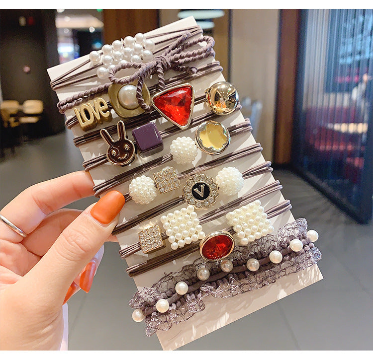 Mori Rubber Band Tie Head Korean Leather Case Hair Rope Simple Temperament Cute Head Rope
