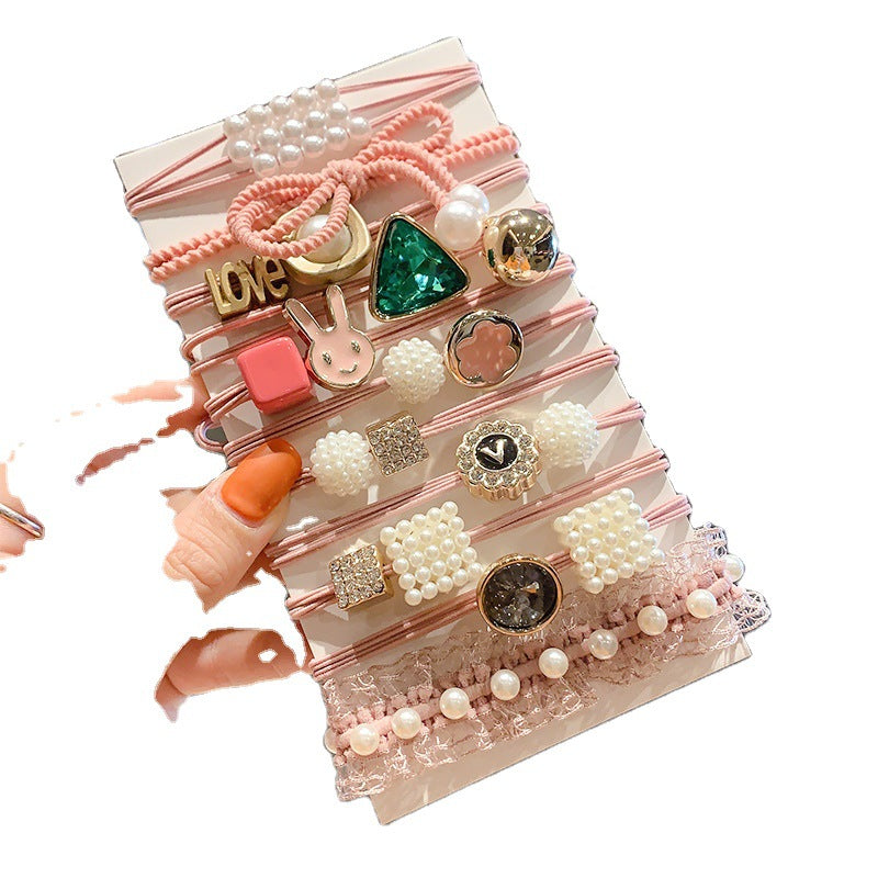 Mori Rubber Band Tie Head Korean Leather Case Hair Rope Simple Temperament Cute Head Rope