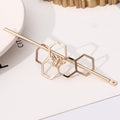 Geometric Metal Hairpin, Simple Modern Hairpin