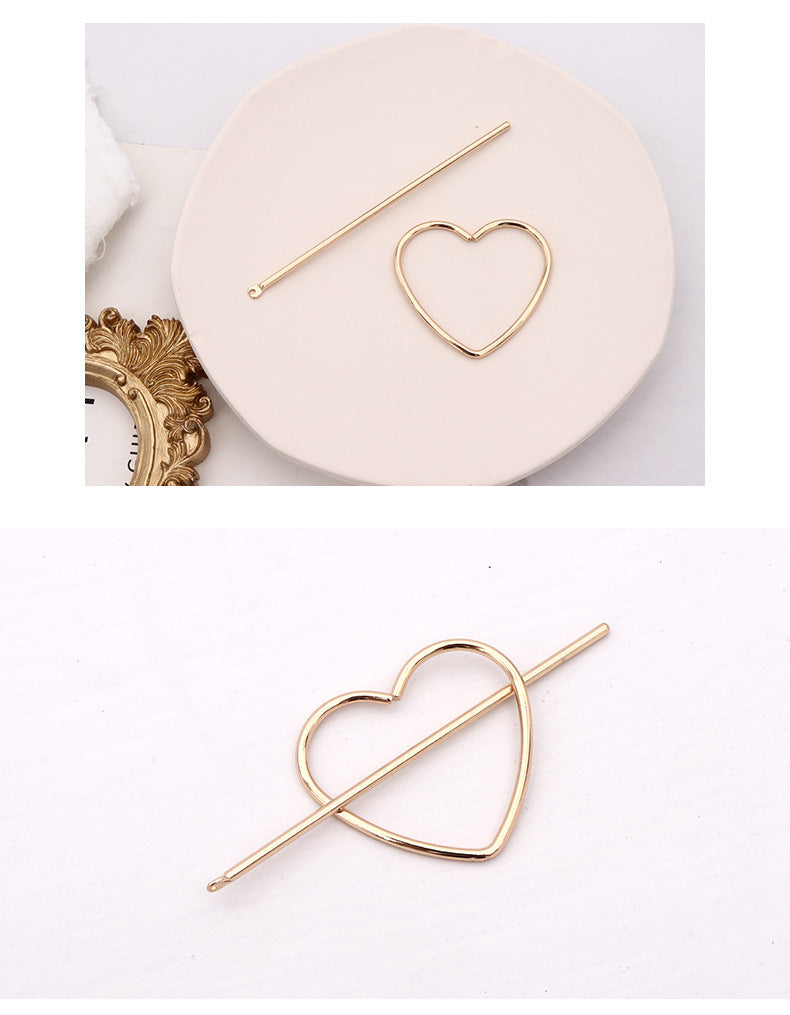 Geometric Metal Hairpin, Simple Modern Hairpin