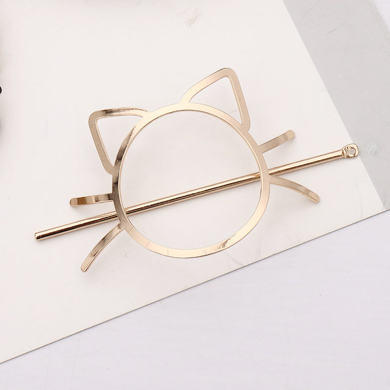 Geometric Metal Hairpin, Simple Modern Hairpin