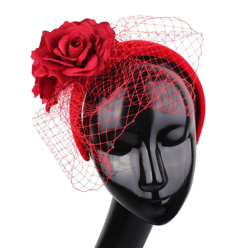 Birthday Party Banquet Ladies Hair Accessories Bride Retro Headdress