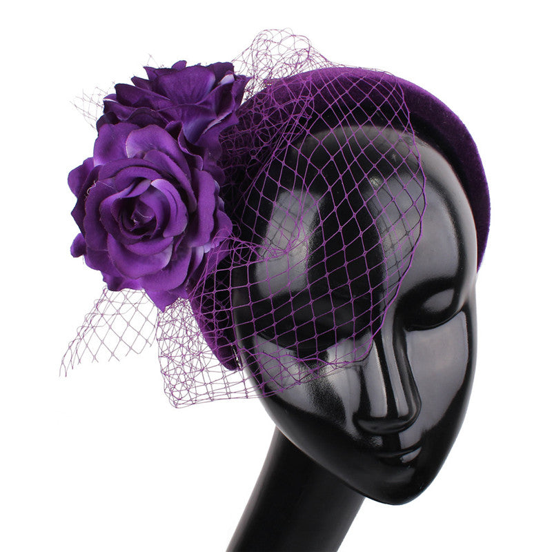 Birthday Party Banquet Ladies Hair Accessories Bride Retro Headdress