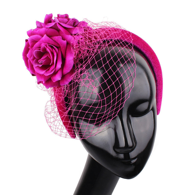 Birthday Party Banquet Ladies Hair Accessories Bride Retro Headdress