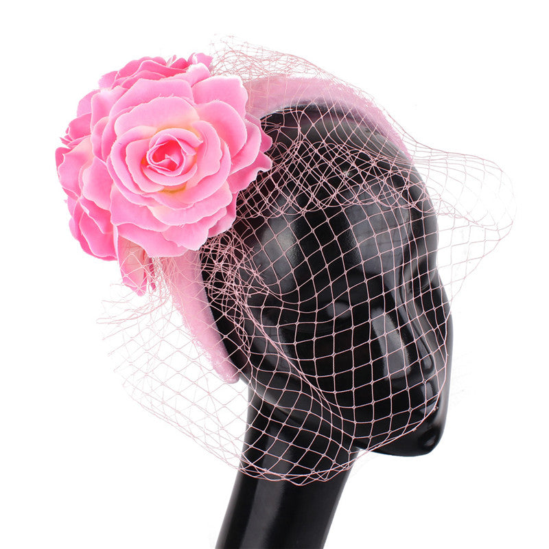 Birthday Party Banquet Ladies Hair Accessories Bride Retro Headdress