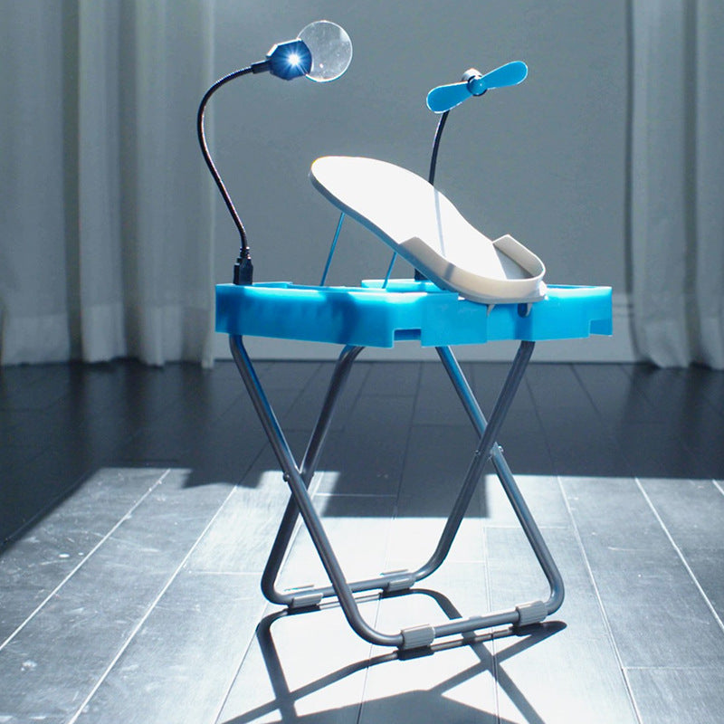Home Nail Pedal With Lamp Nail Stand Manicure Nail Art With Fan