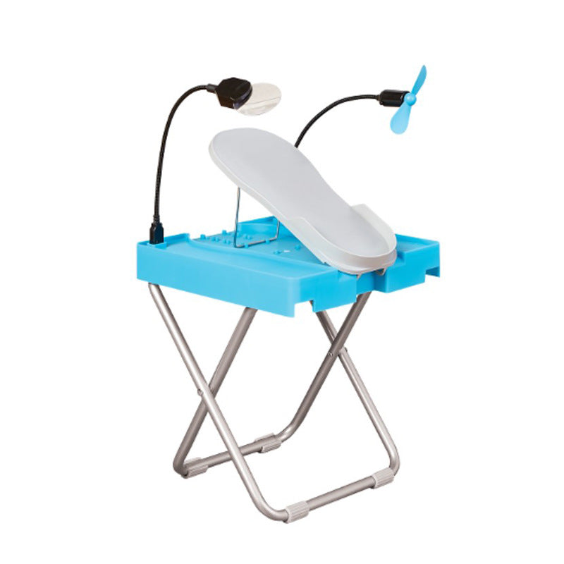 Home Nail Pedal With Lamp Nail Stand Manicure Nail Art With Fan