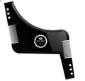 Black swivel moustache comb