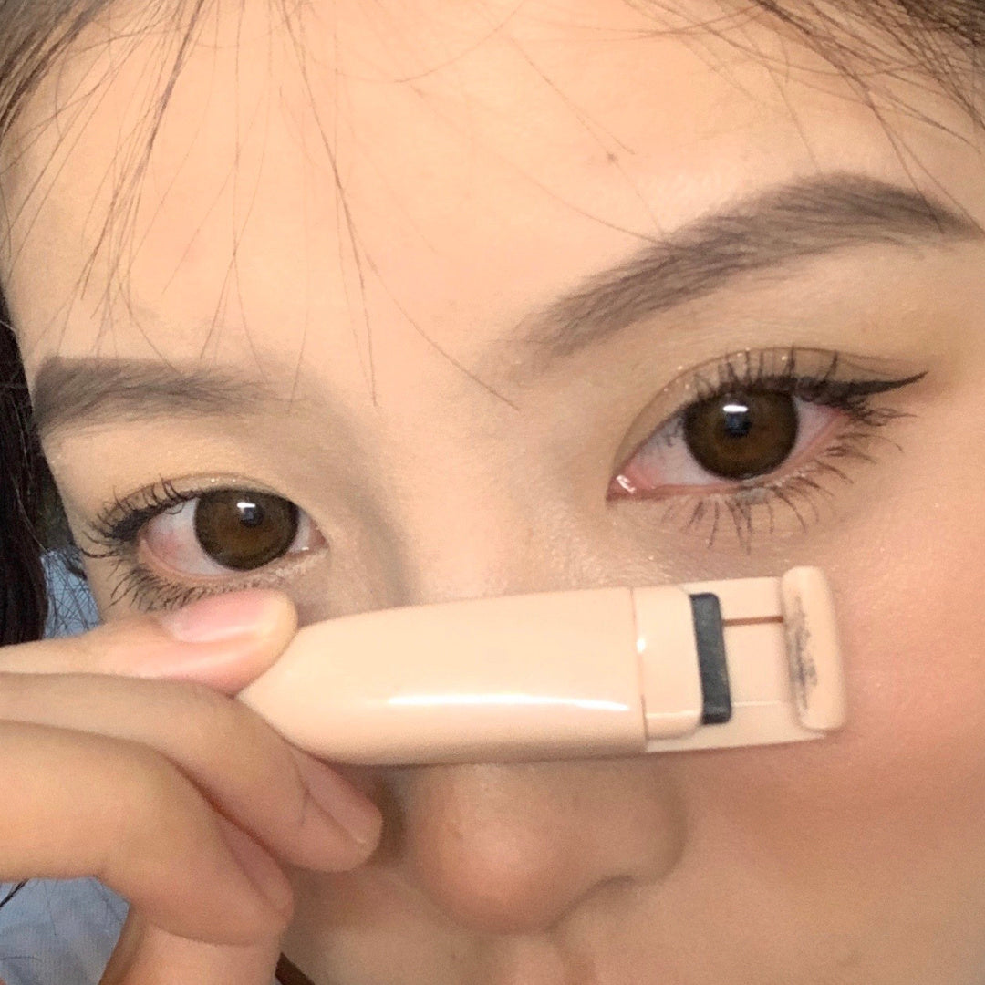 Eyelash Steel Comb Detail Partial Eyelash Curler Combination