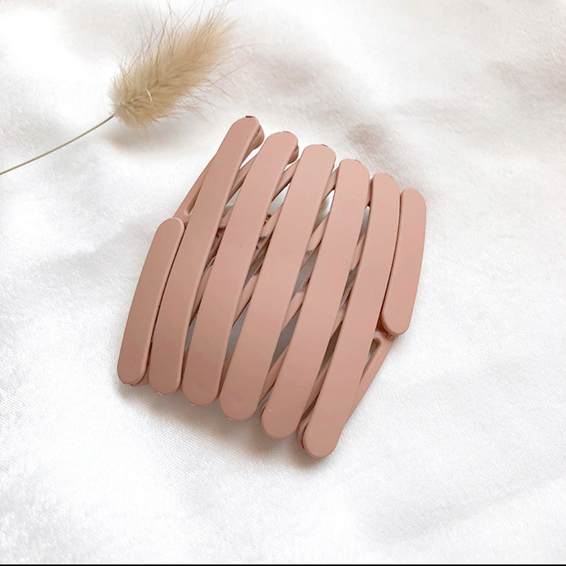 Retractable Folding Headband Women Wash Face Summer With Teeth Pressure Hair