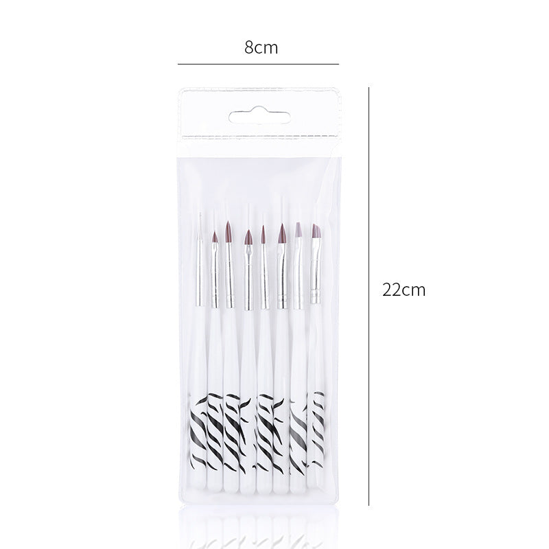 Nail Art Carving Pen Pull Line Light Therapy Point Drill Pen Nail Brush