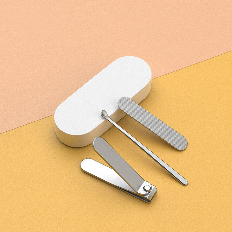 ClicClic Three-piece Nail Clippers, High-quality Stainless Steel, Portable And Multi-purpose
