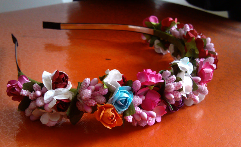 Flower Clusters Of Colored Flowers