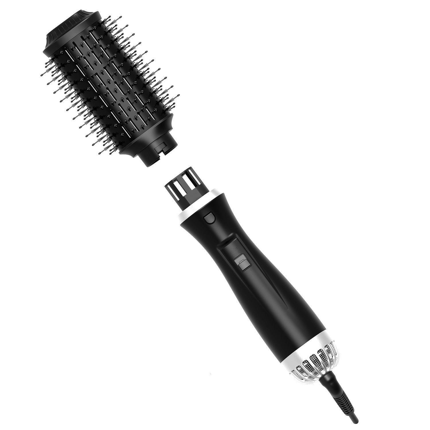 Cross Border New 1200W Detachable Head Hot Air Comb Multifunctional 5 In 1 Mini Compact Shape Comb Negative Ion Comb