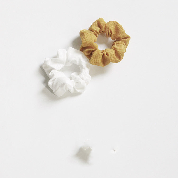 Fabric small mesh large intestine hair tie