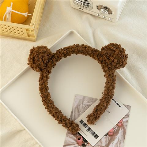 Korean Hair Ball Headband Plush Headband Cute Hair Accessories Net Red Headwear