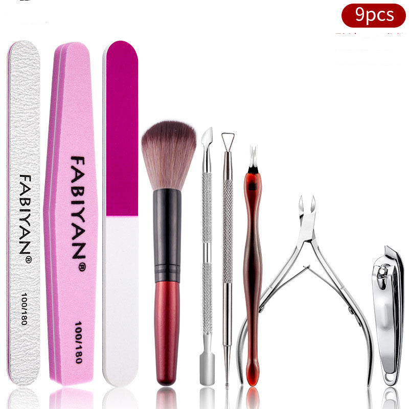 Fabiyan Polishing Nail File Polishing Strip Nail Art Tool Set