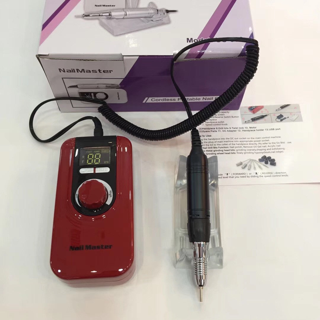 Nail Master Portable rechargeable nail polisher