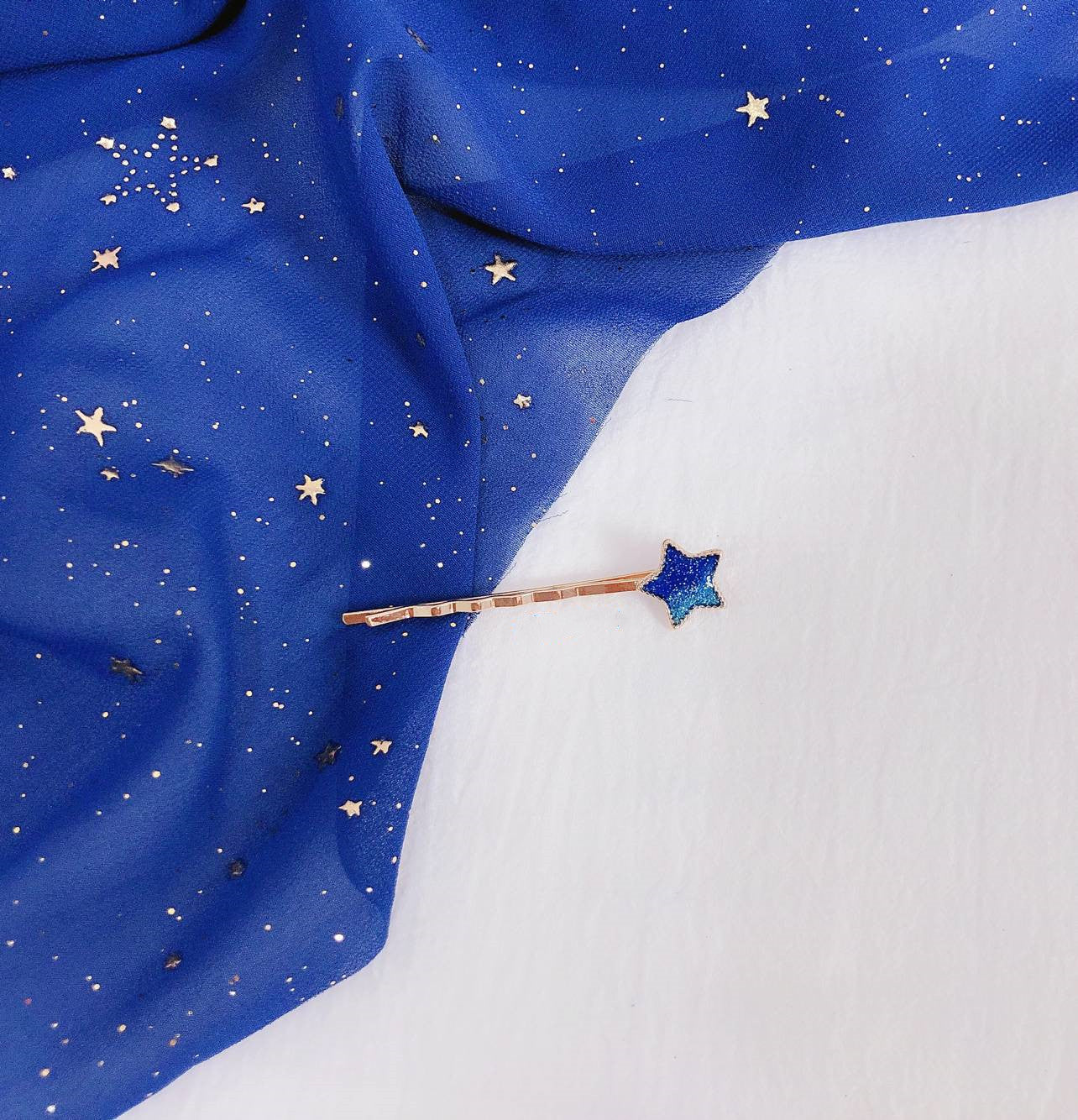 Student Moon Star Hair Accessories Bangs Clip