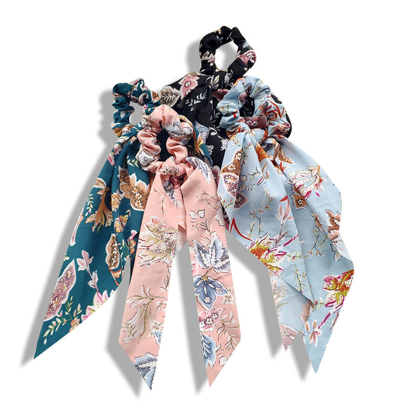 Triangle scarf tie hair rope