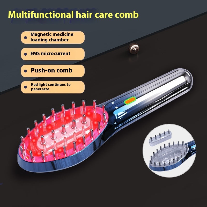 Red Light Hair Care Comb Anti-hair Head Massage Comb