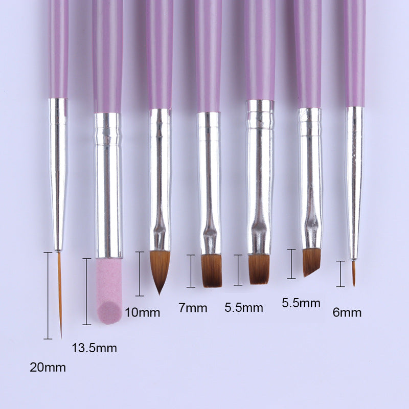 Lemooc Carved pen nail brush