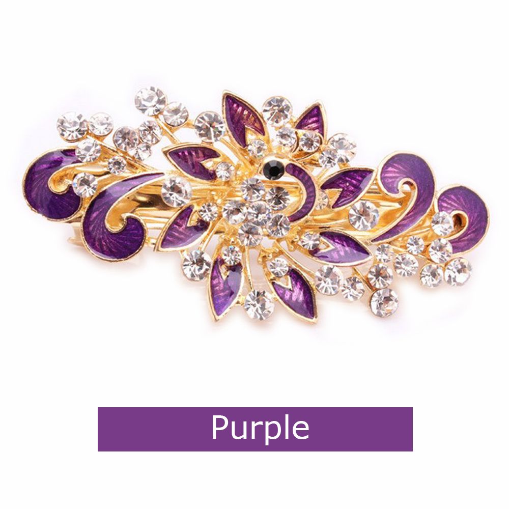Multi layer water drill horizontal headdress paint hairpin