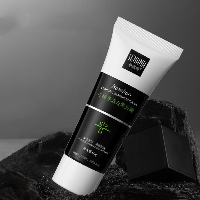Bamboo Charcoal Suction Blackhead Cream Deep Cleaning