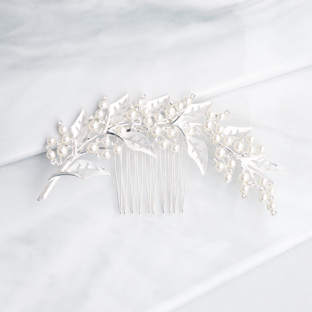 Hollow bridal hair accessory plate hair insert comb wedding