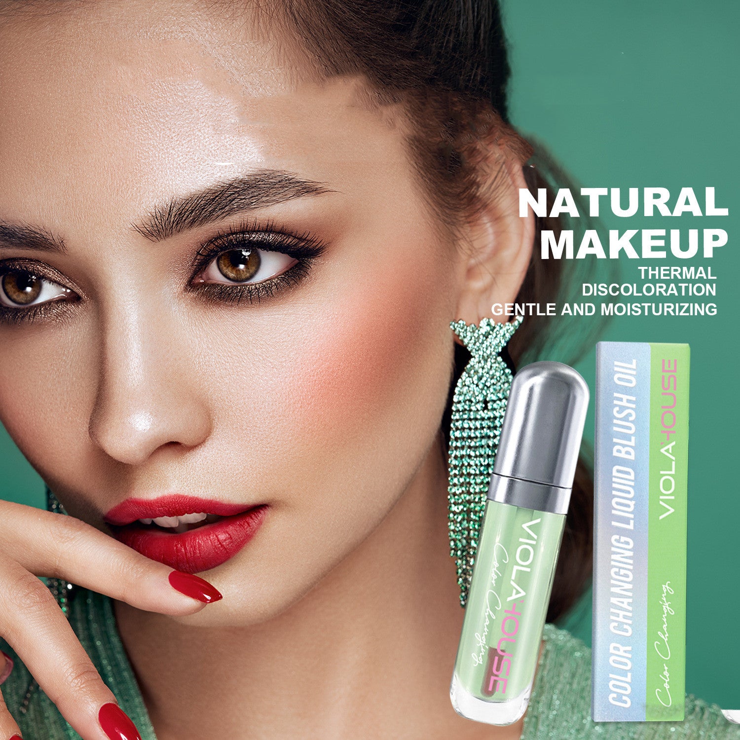 Viola House Natural Temperature-controlled Gradual Correction And Brightening Blush Oil