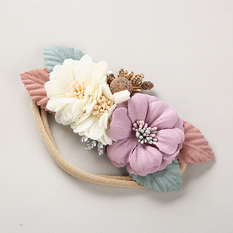 Children's Bohemian Flower Headwear Three-dimensional Splicing