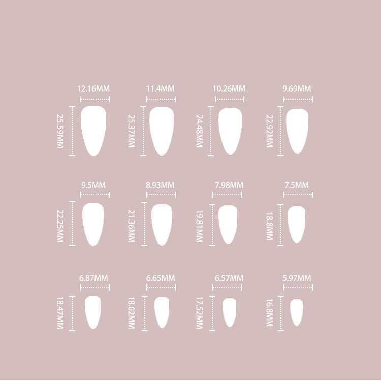 Nail Tips Wearable Nail French Rainbow Line Patch Nail Polish Wearable Nail Sticker Finished Product Detachable Nail Nail