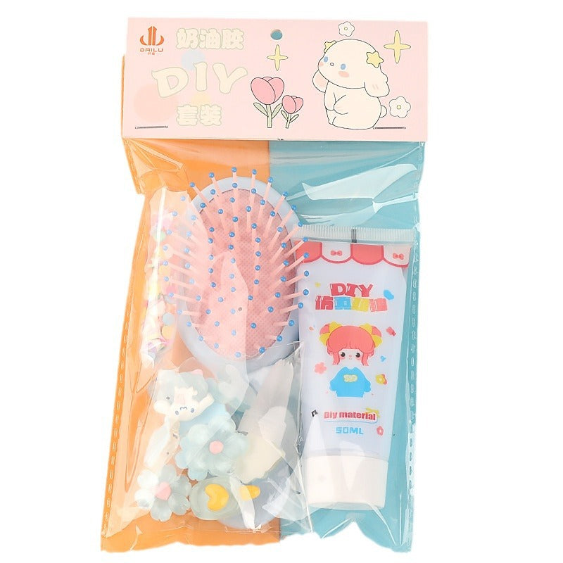 Cream Glue Comb Diy Material Package
