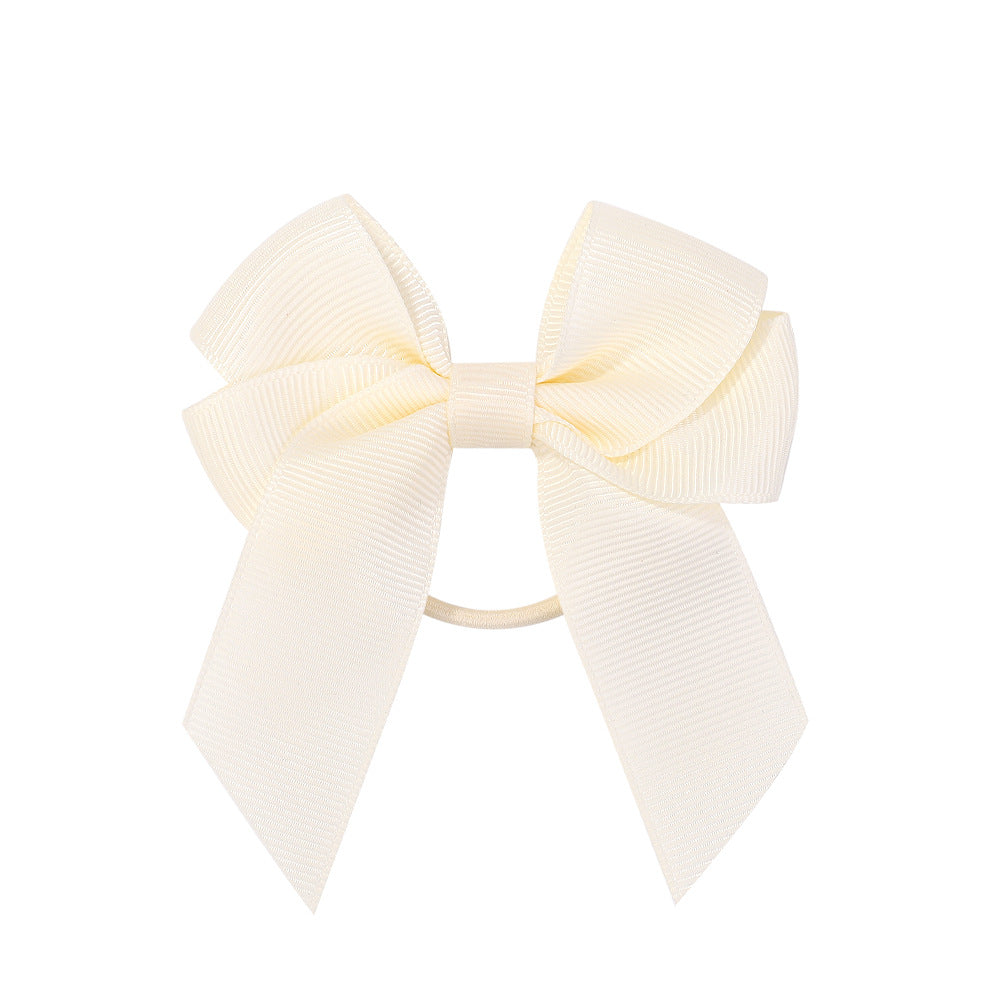 Handmade Baby Double-layer Polyester Ribbon Satin Bow Children's Hair Clip Accessories