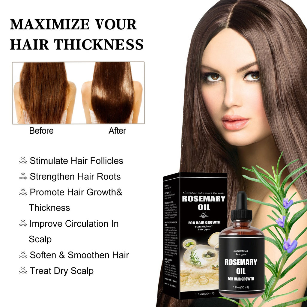 Rosemary Oil Dense Hair Soft Care Hair Repair Damaged Hair Tail Dry Hair Manic Rosemary Dense
