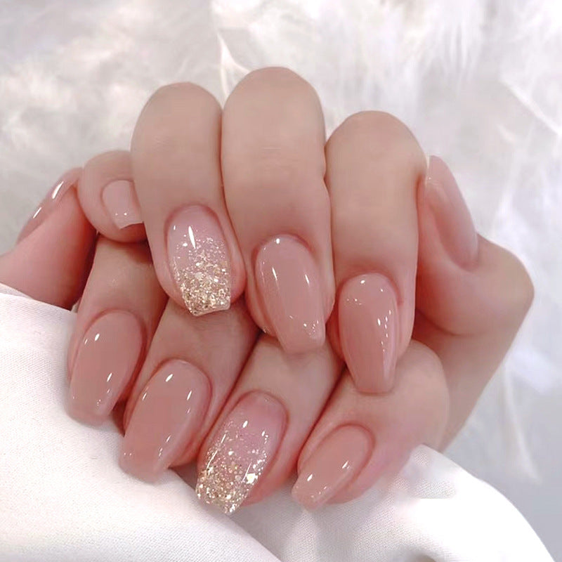Fashion Solid Color Girl Nail Sticker