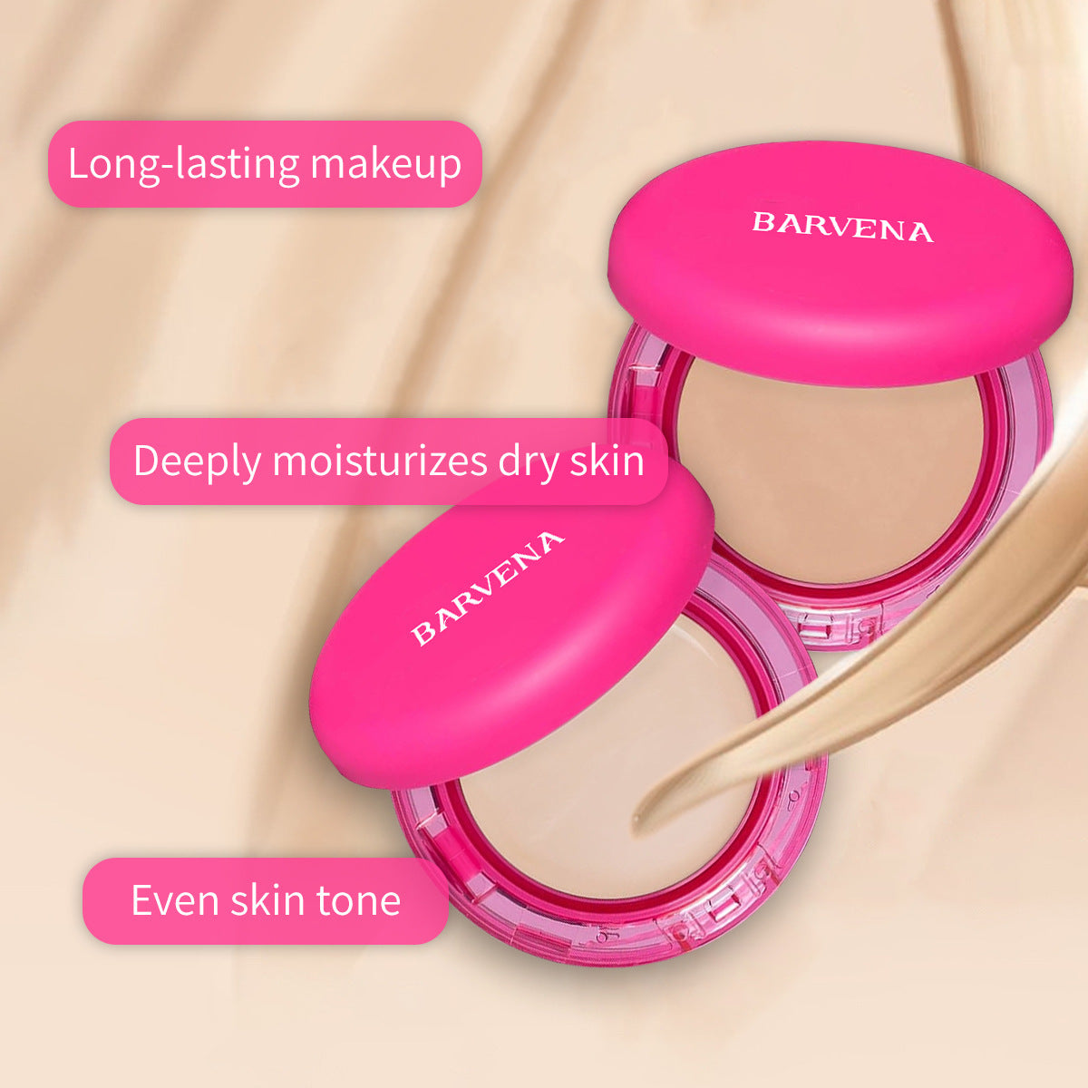 BARVENA Light Fit Moisturizing And Nourishing Skin Concealer Clear Foundation Cream