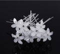 Acrylic five petal diamond flower fork
