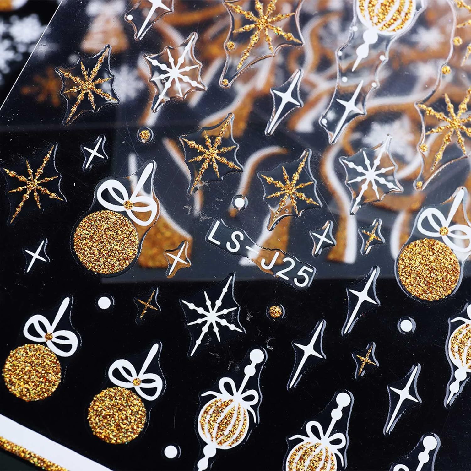 Nail Stickers Winter Snowflake Elk Christmas