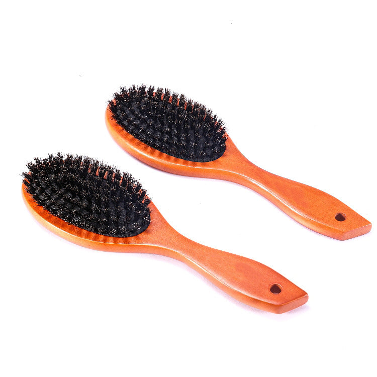 Black Bristle Comb Women's Massage Cushion Comb