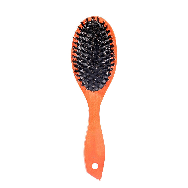 Black Bristle Comb Women's Massage Cushion Comb