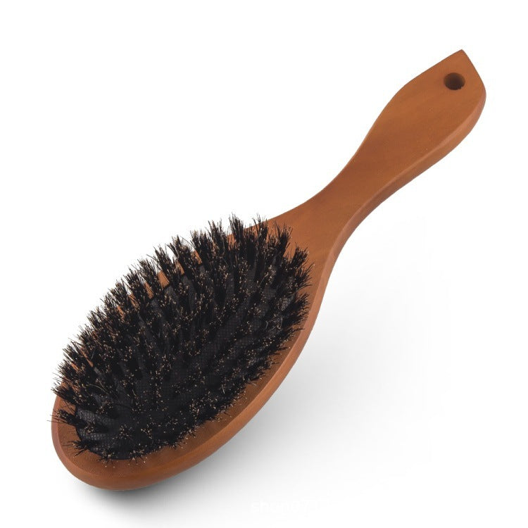 Black Bristle Comb Women's Massage Cushion Comb
