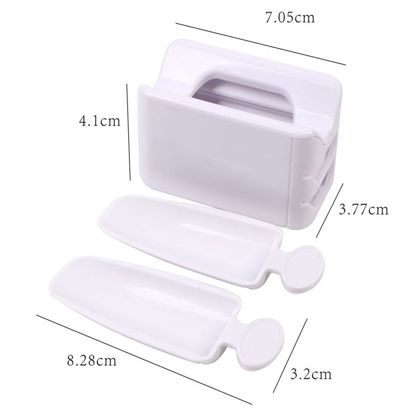 Fingertip Ant Nail Tools Double French Powder Cartridge Powder Recovery Storage Box