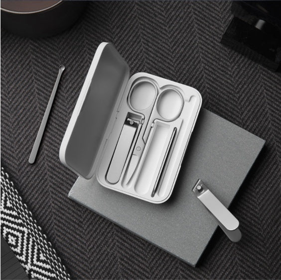 Nail clipper five-piece stainless steel