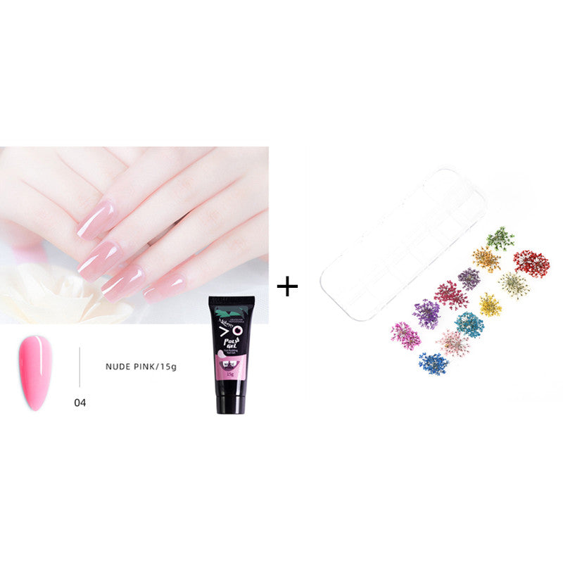 Mobray Nail extension glue 15ml non-paper support crystal fast nail extension gel UV phototherapy glue