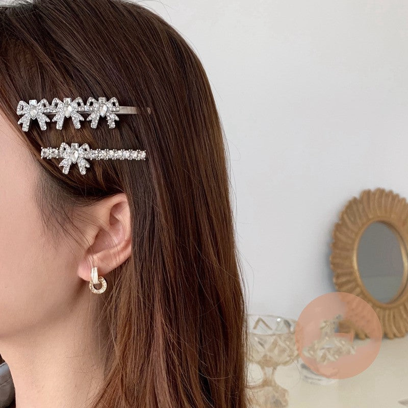 Diamond bangs clip a word clip hairpin retro all-match